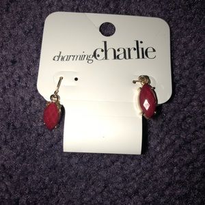 Red and Gold Earrings